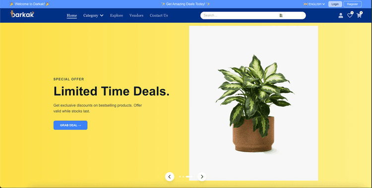 Darkak Mart (Seller Panel)